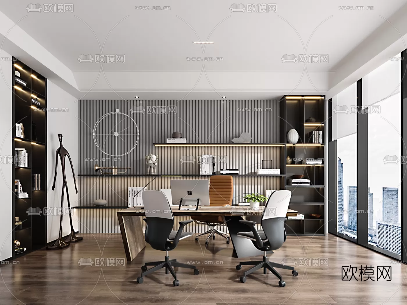 Director Office 3D Scenes – 1432