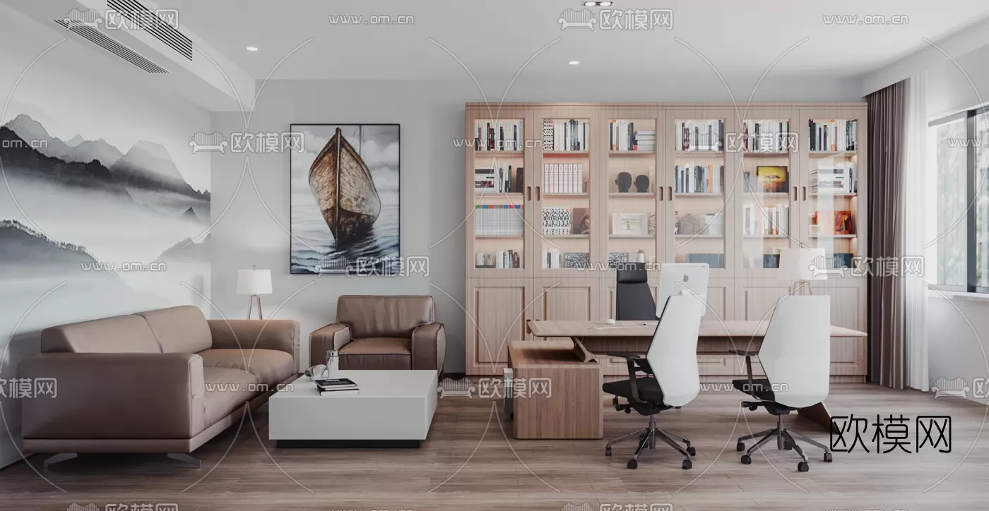Director Office 3D Scenes – 1433
