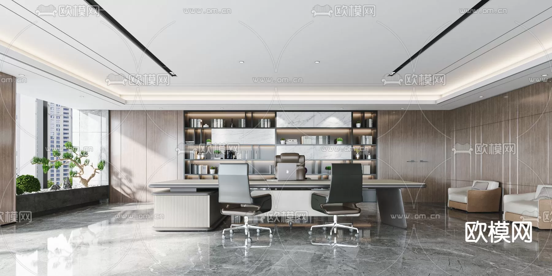 Director Office 3D Scenes – 1434