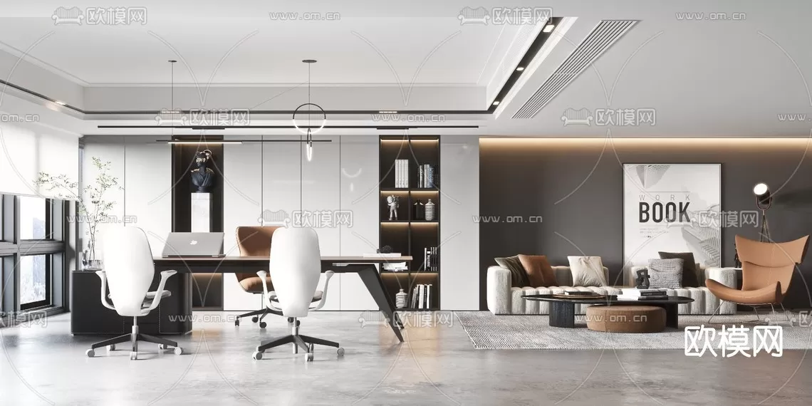 Director Office 3D Scenes – 1437