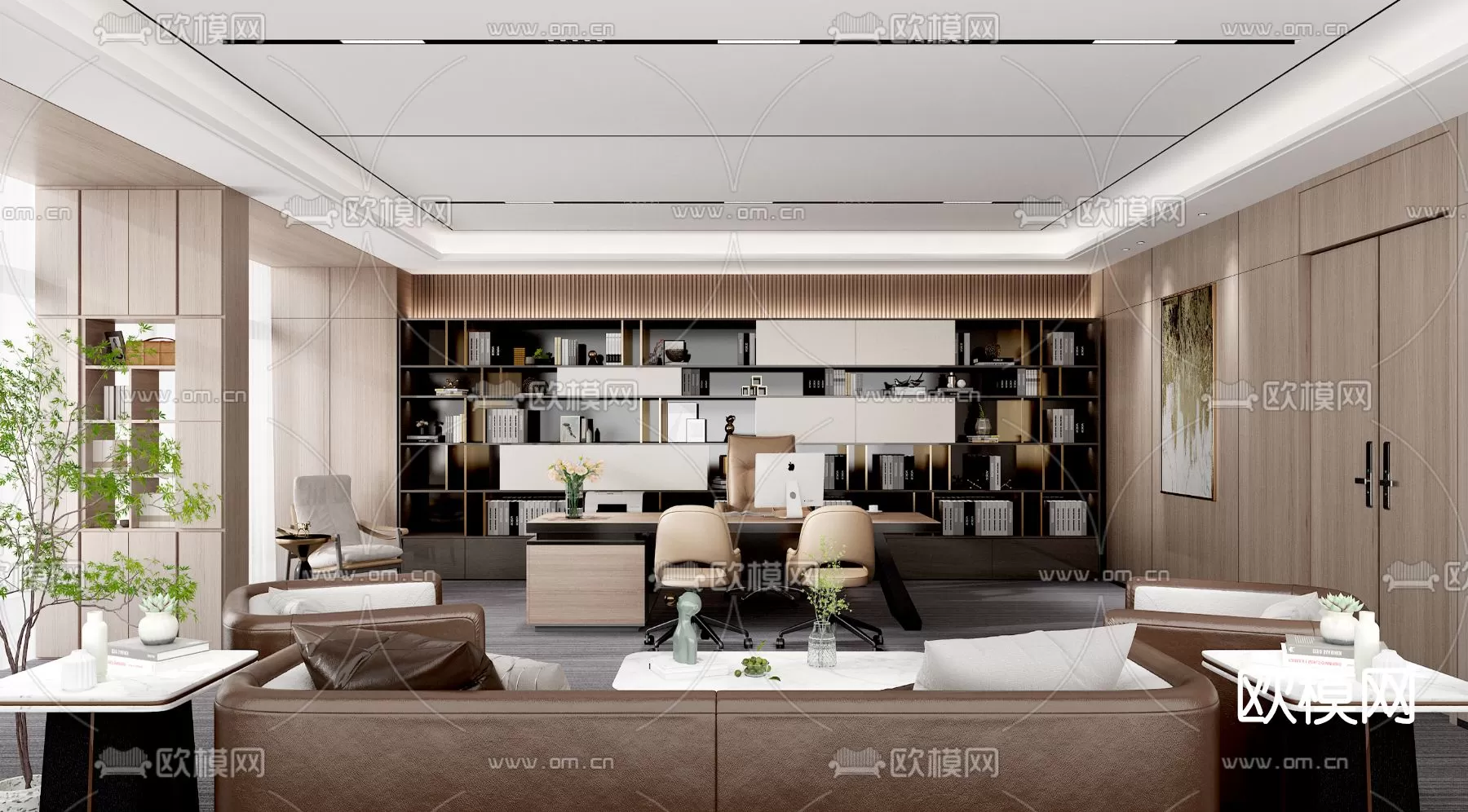 Director Office 3D Scenes – 1438