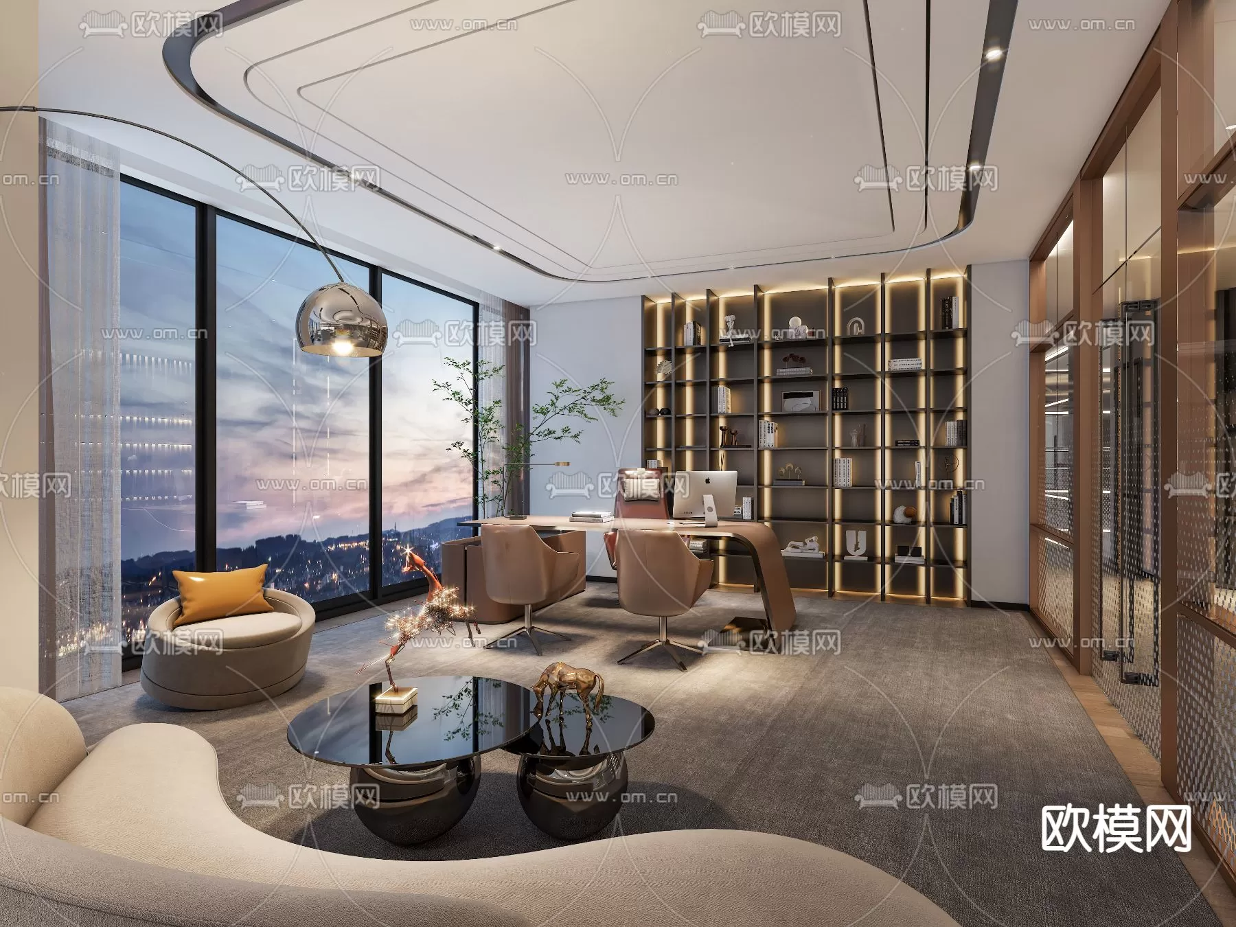 Director Office 3D Scenes – 1439