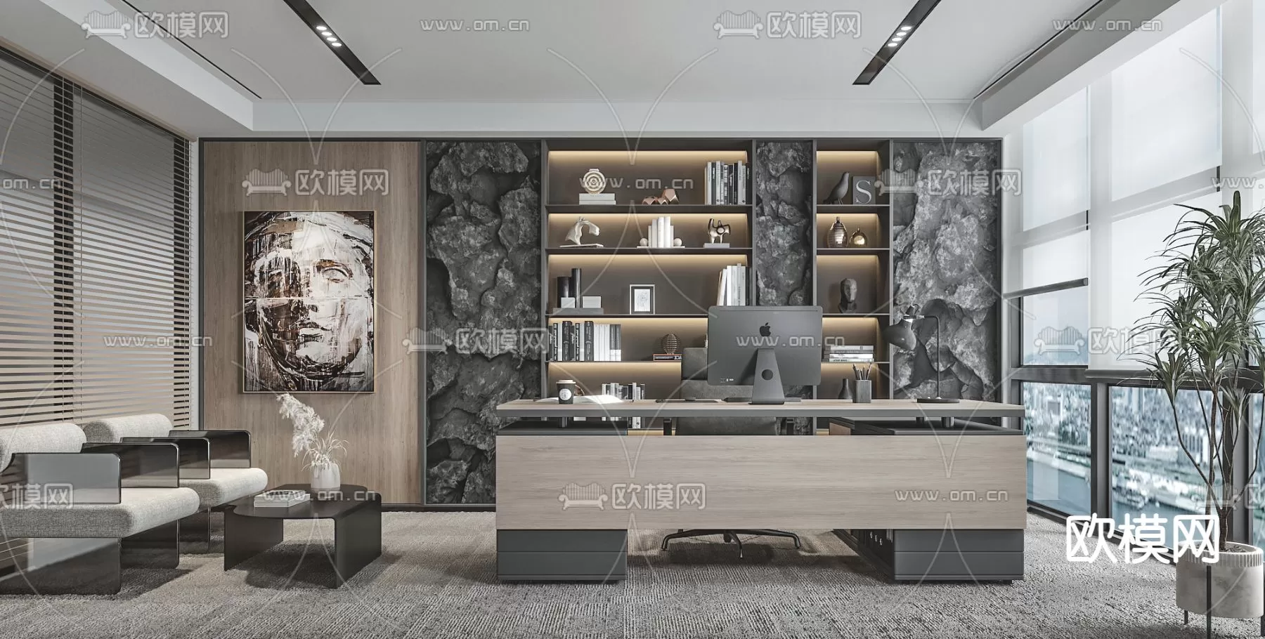 Director Office 3D Scenes – 1440