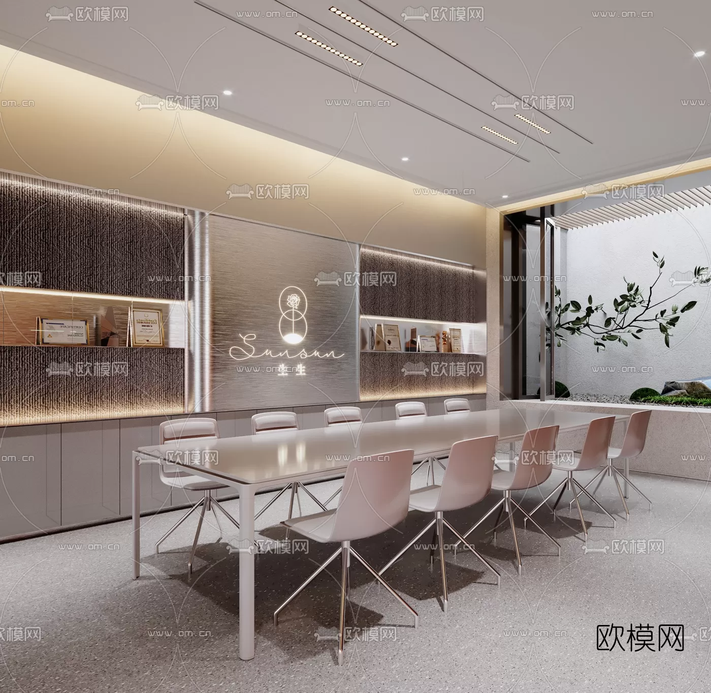 Meeting Room 3D Scenes – 1455