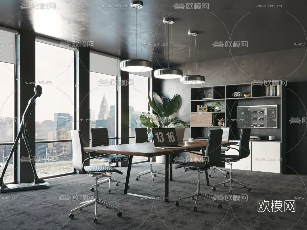 Meeting Room 3D Scenes – 1483