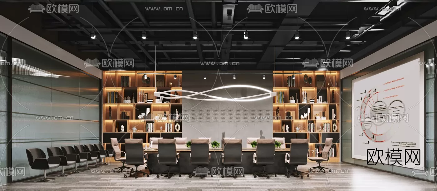 Meeting Room 3D Scenes – 1490