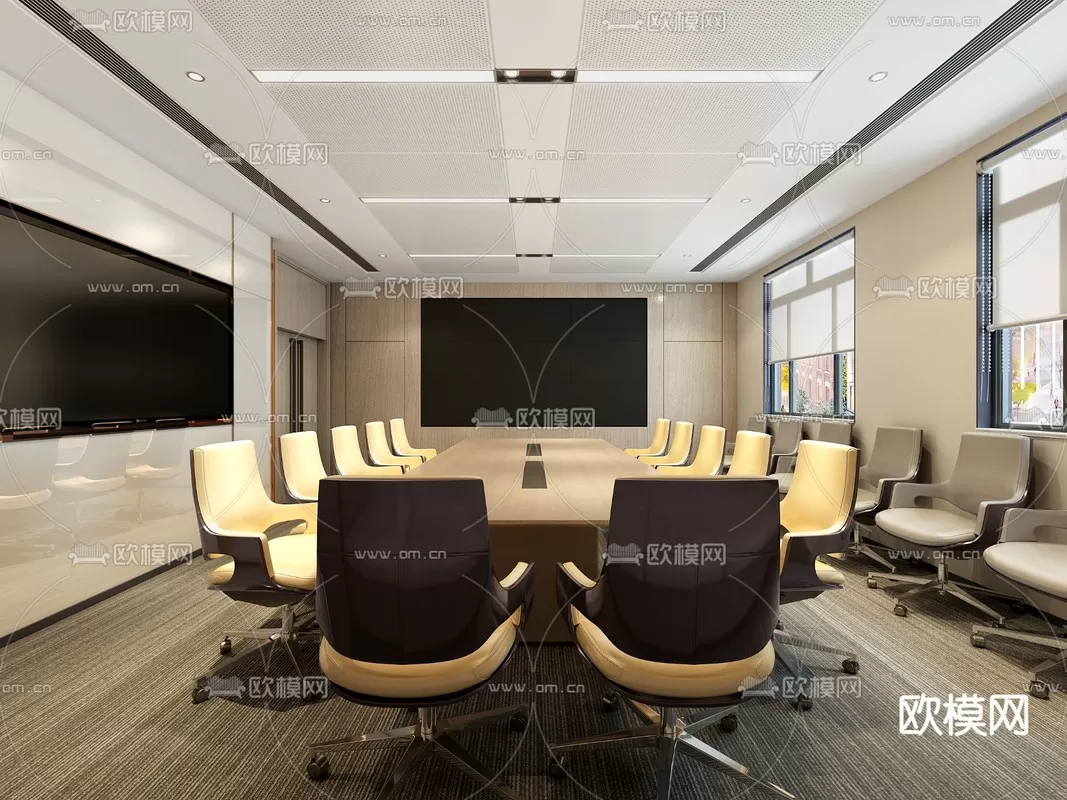 Meeting Room 3D Scenes – 1492