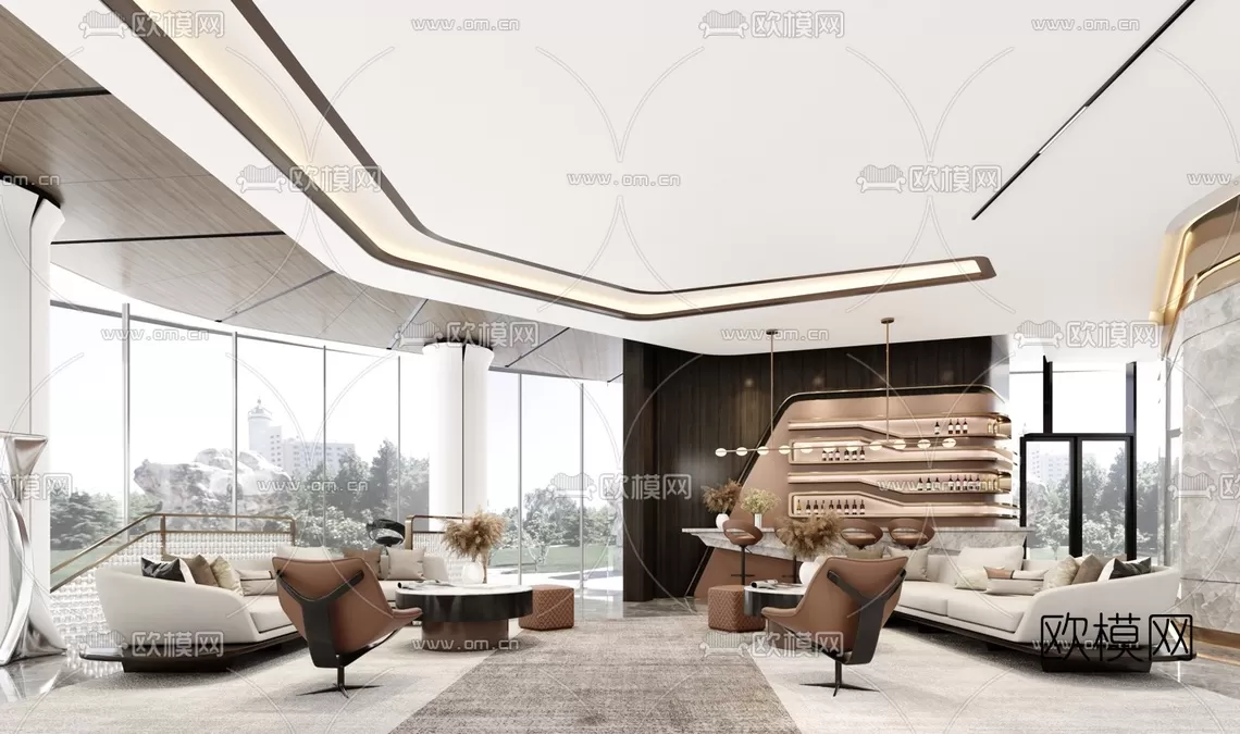 Sale Office 3D Scenes – 1507