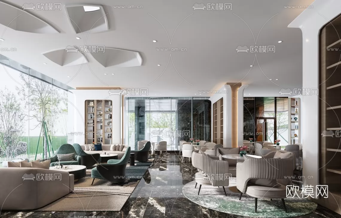 Sale Office 3D Scenes – 1511