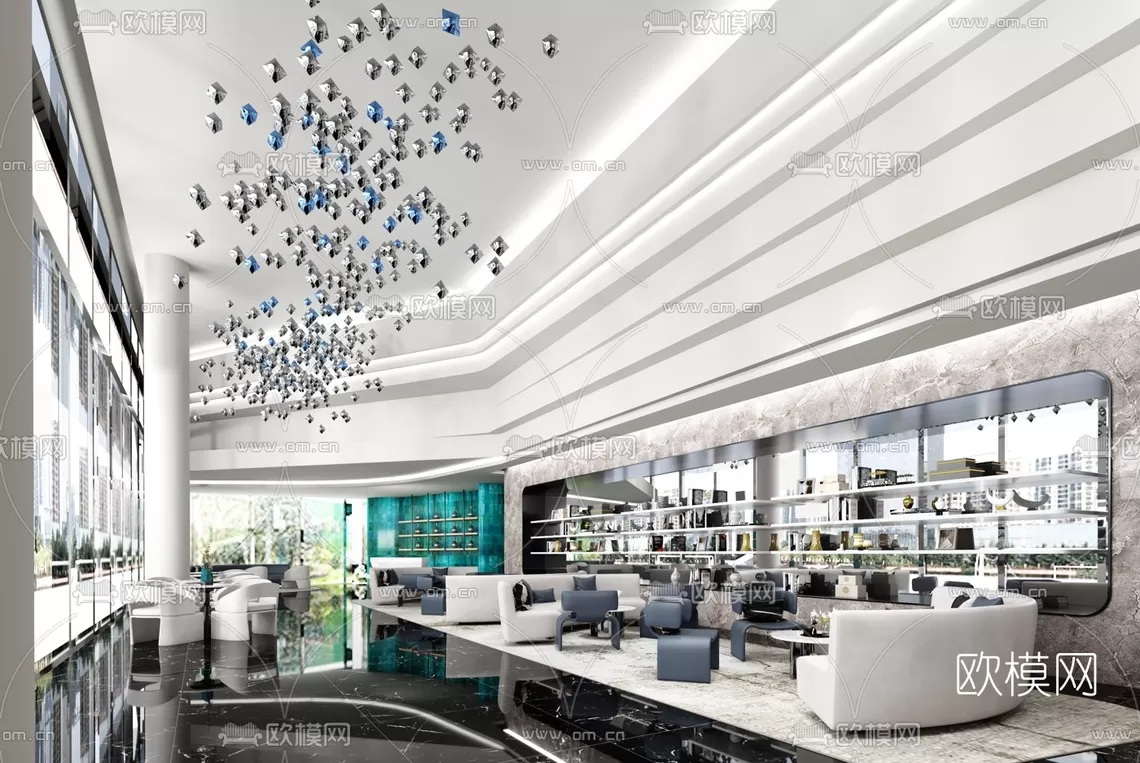 Sale Office 3D Scenes – 1516