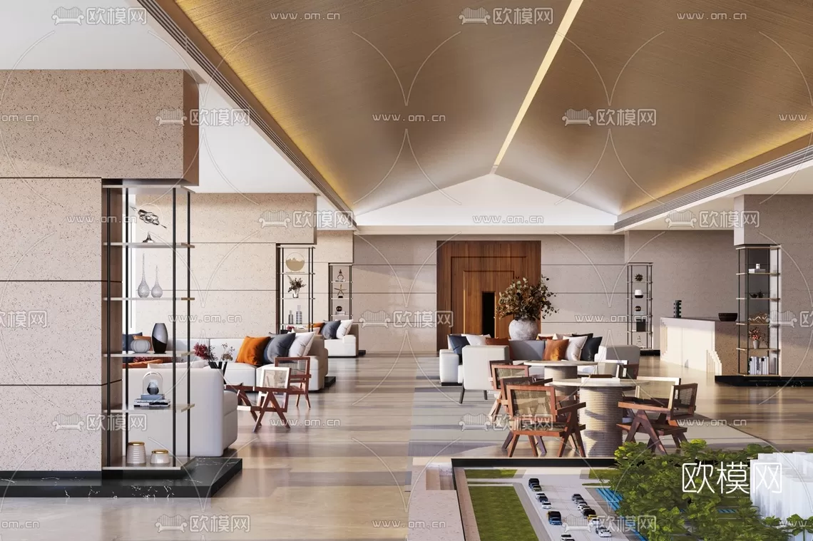 Sale Office 3D Scenes – 1525