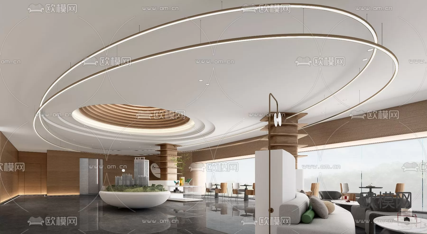 Sale Office 3D Scenes – 1531