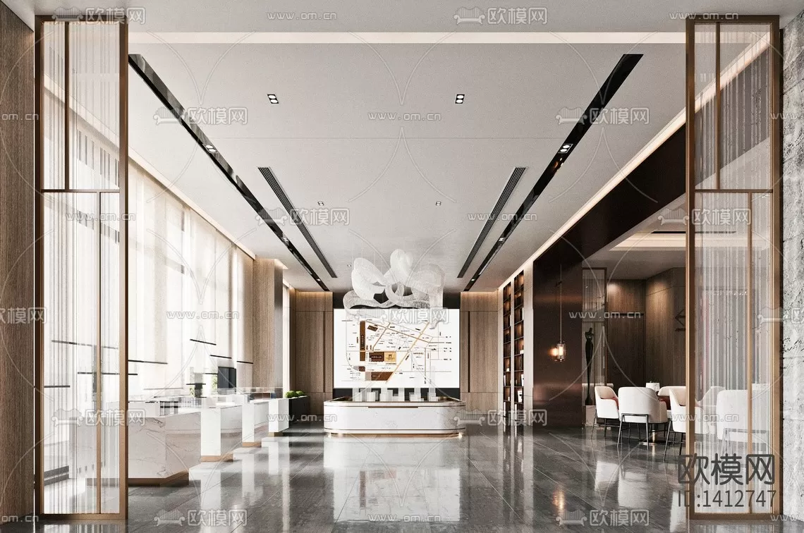 Sale Office 3D Scenes – 1540