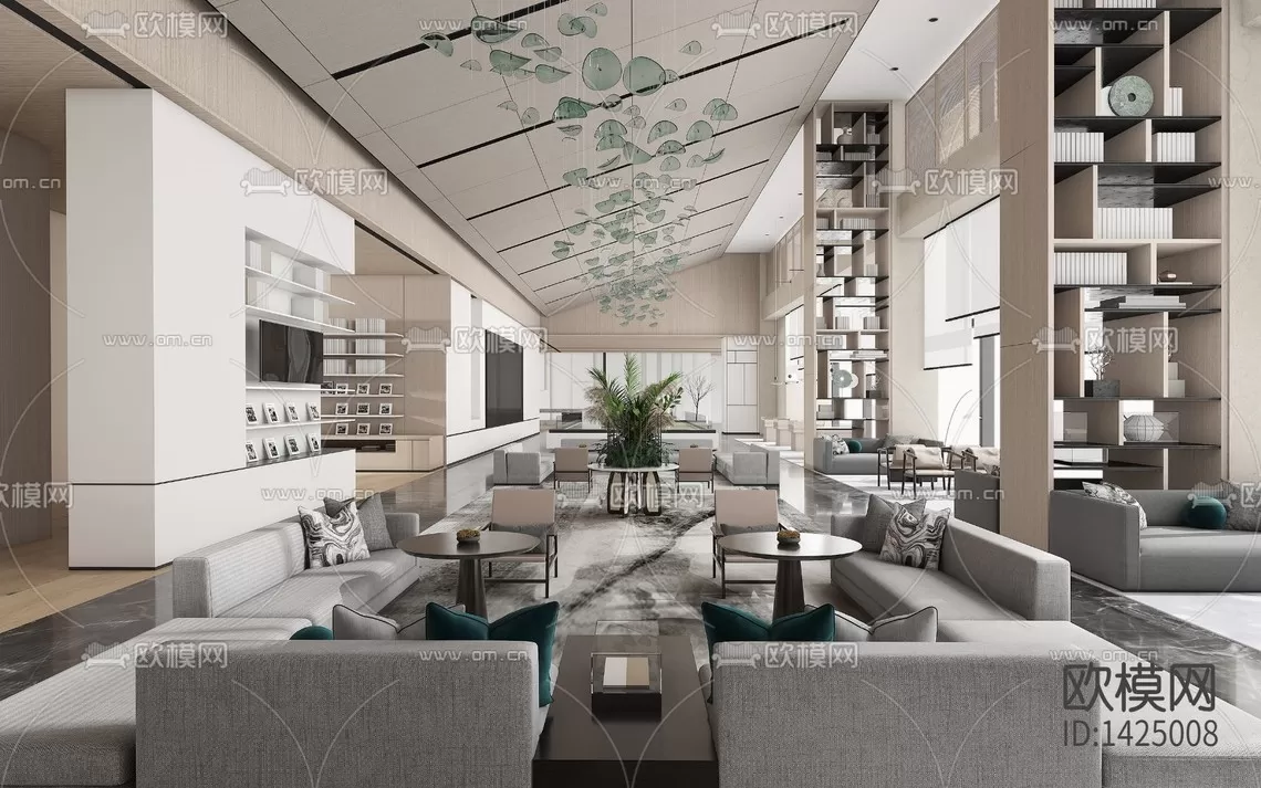 Sale Office 3D Scenes – 1543