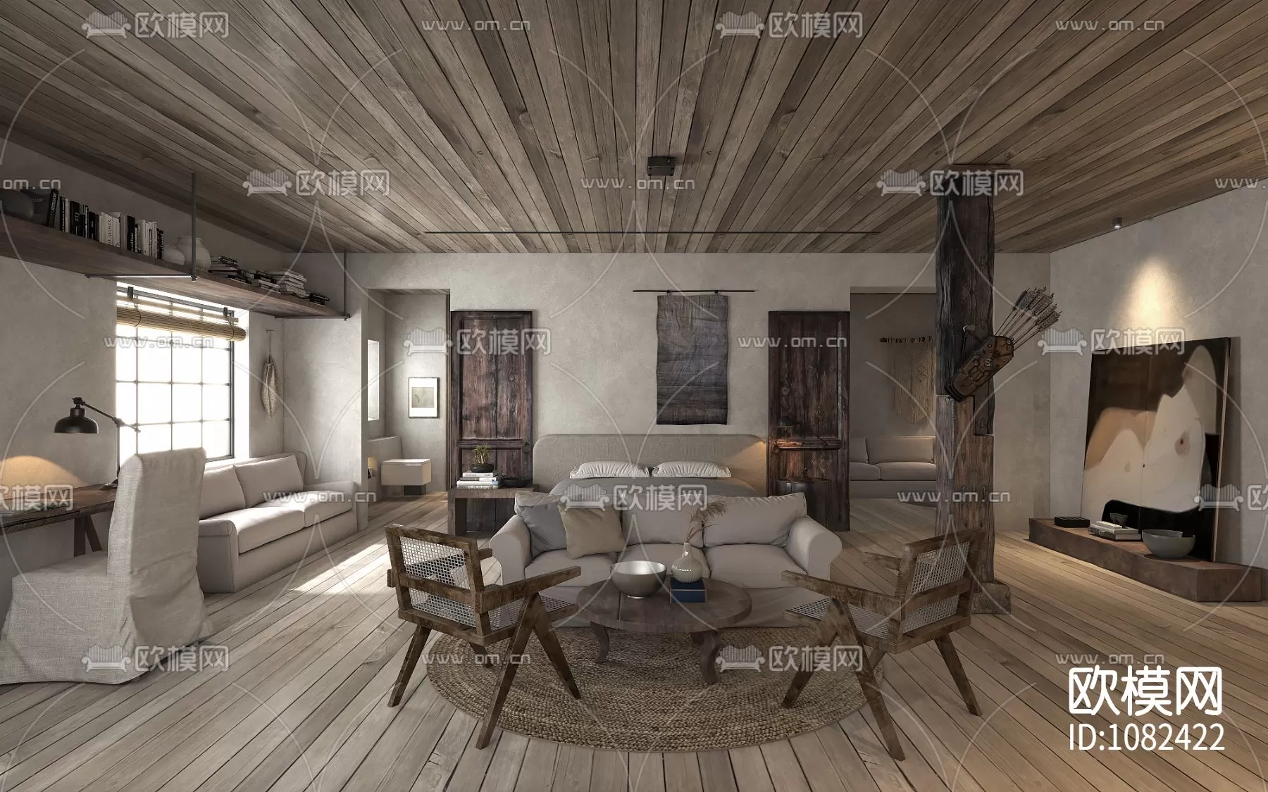 Rustic Style 3D Scenes – 1600