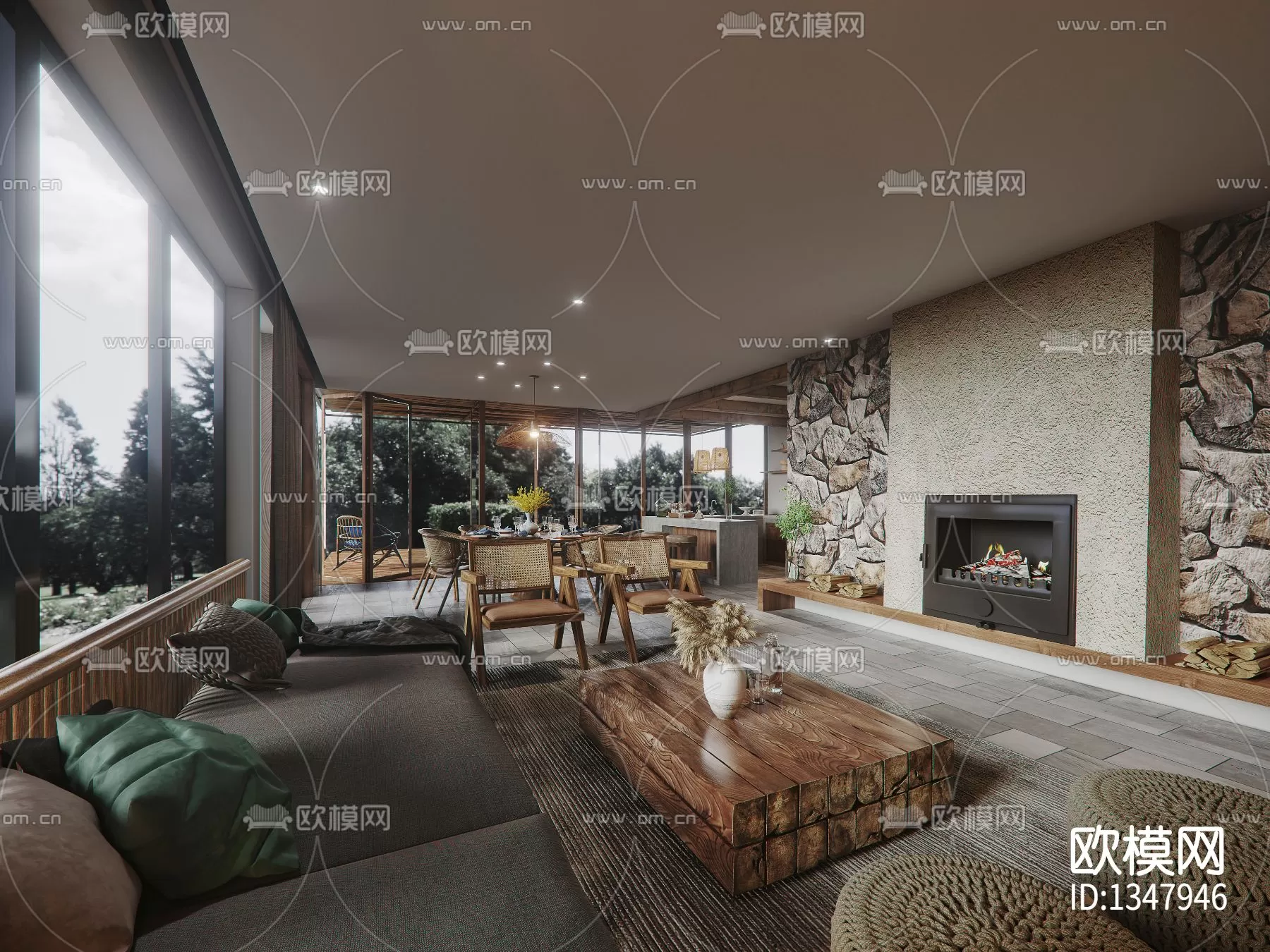 Rustic Style 3D Scenes – 1605