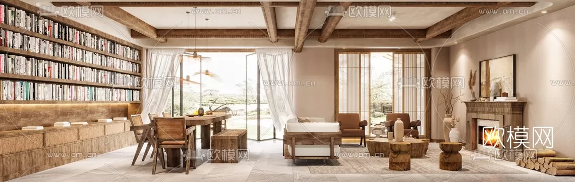 Rustic Style 3D Scenes – 1628