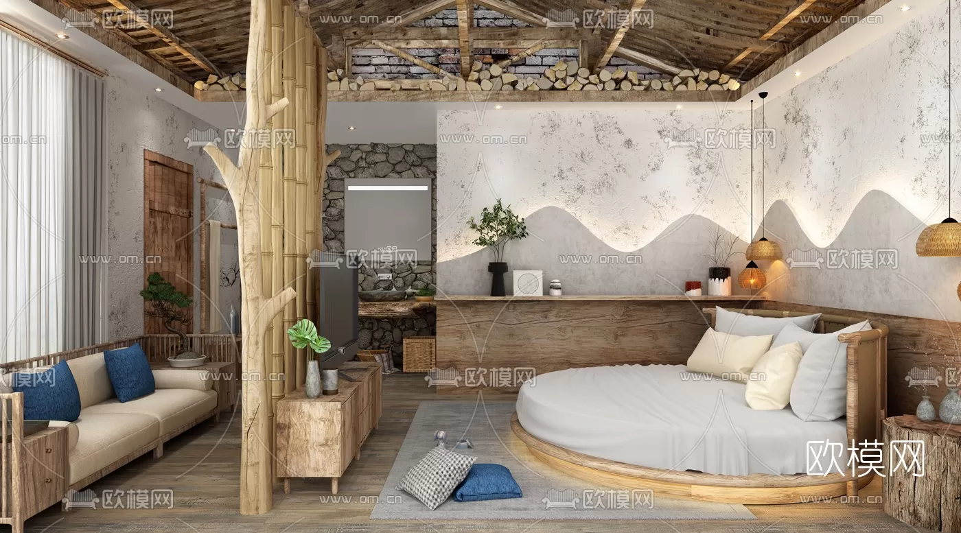 Rustic Style 3D Scenes – 1638