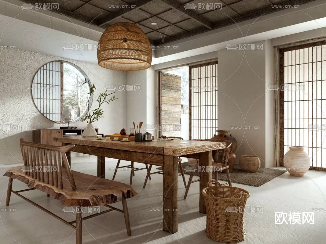 Rustic Style 3D Scenes – 1648