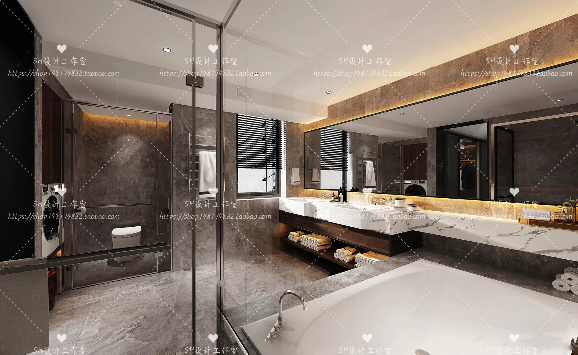BATHROOM 3D SCENES – VRAY RENDER – 06 BATHROOM 3D SCENES – VRAY RENDER – 06