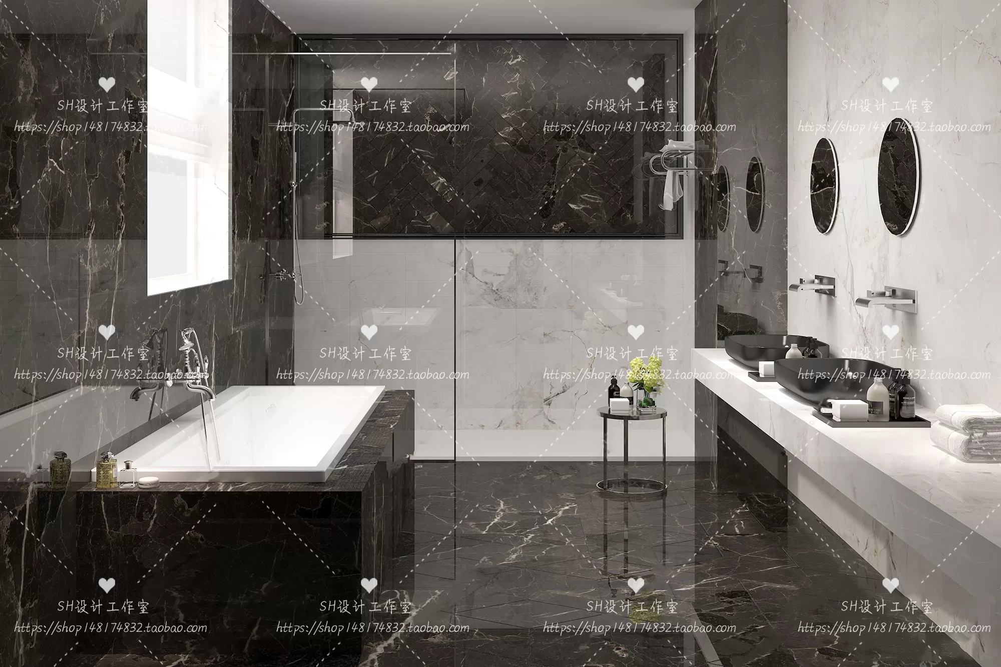 BATHROOM 3D SCENES – VRAY RENDER – 07 BATHROOM 3D SCENES – VRAY RENDER – 07