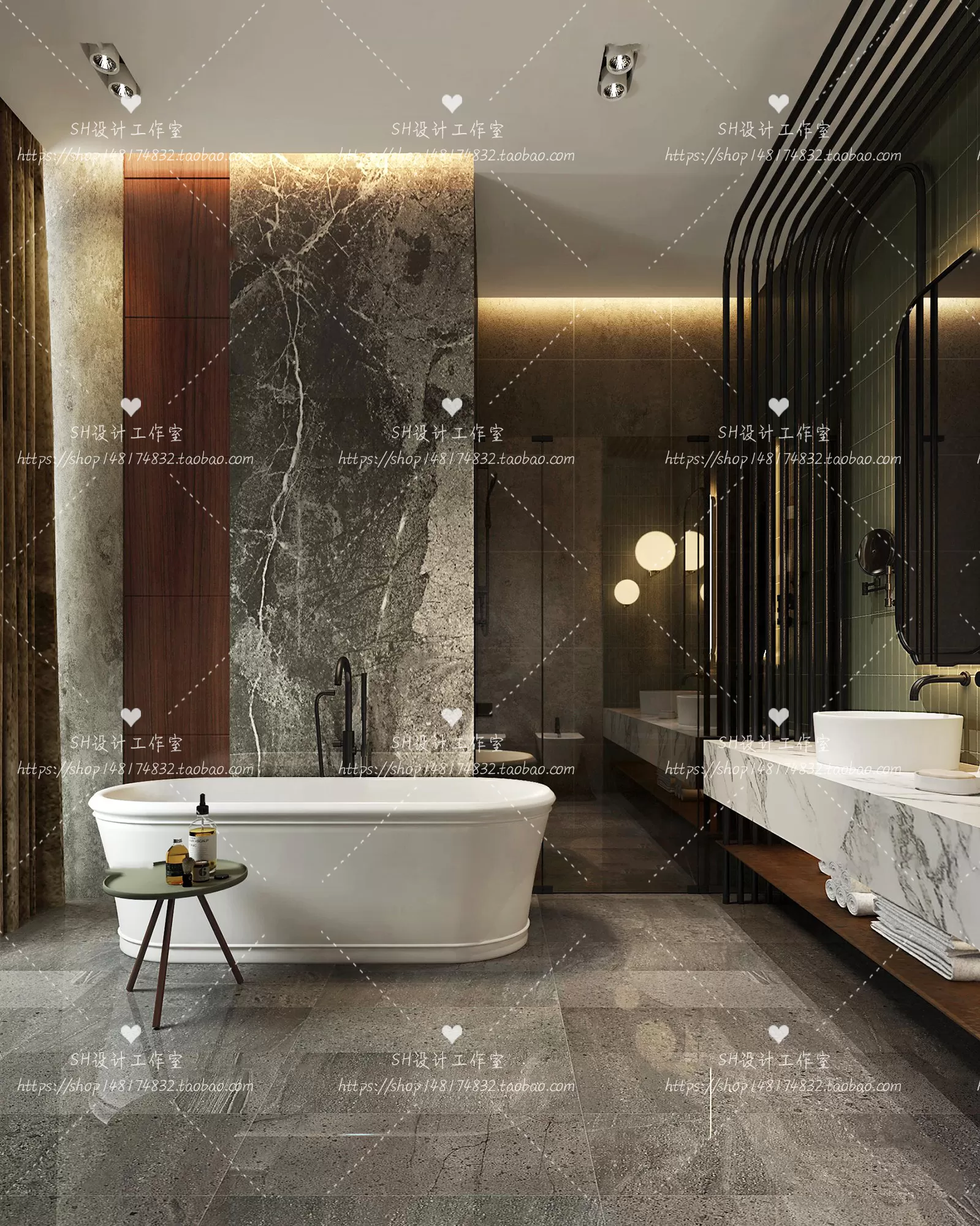 BATHROOM 3D SCENES – VRAY RENDER – 25 BATHROOM 3D SCENES – VRAY RENDER – 25