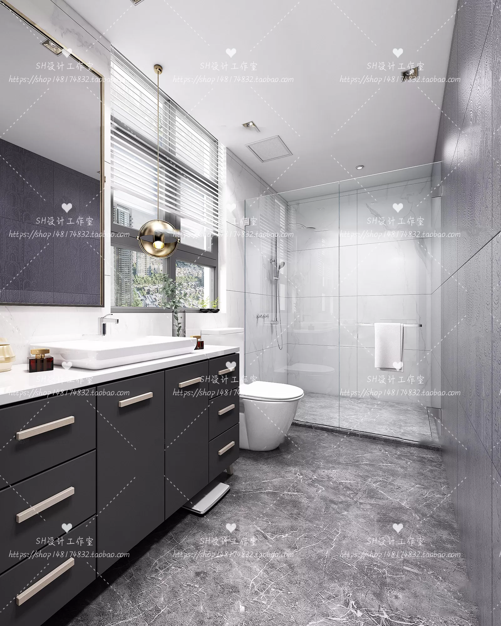 BATHROOM 3D SCENES – VRAY RENDER – 26 BATHROOM 3D SCENES – VRAY RENDER – 26
