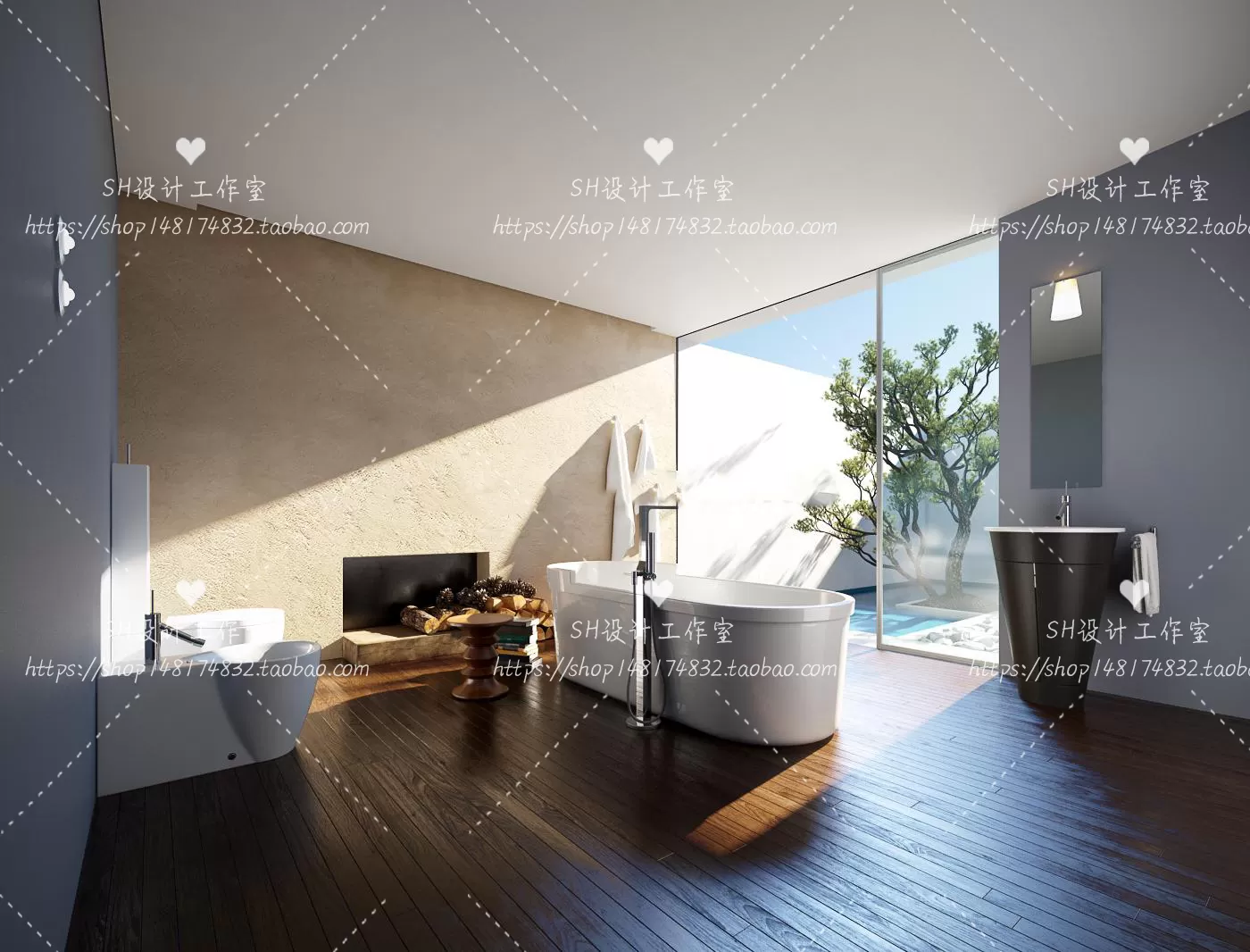 BATHROOM 3D SCENES – VRAY RENDER – 33 BATHROOM 3D SCENES – VRAY RENDER – 33