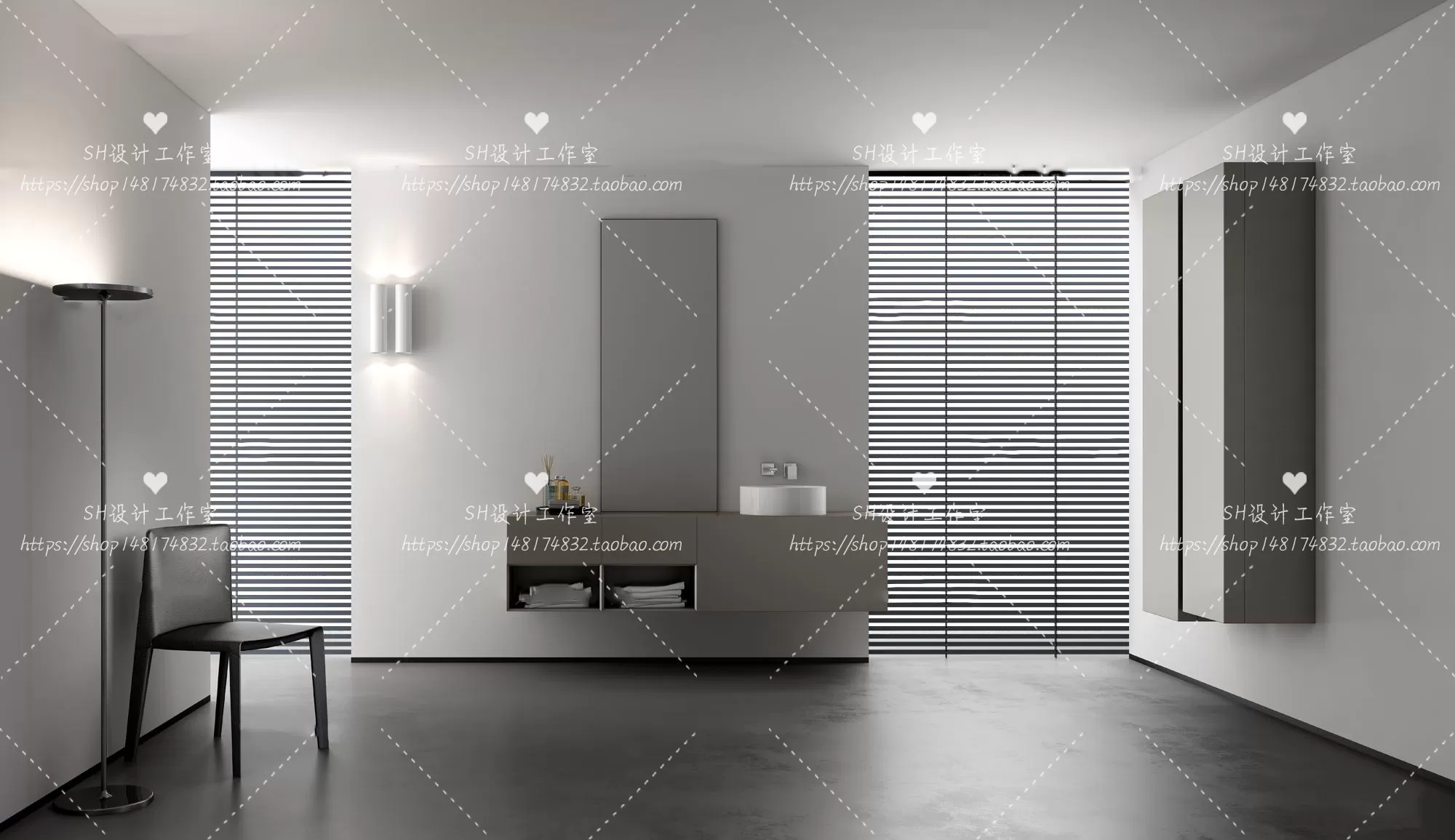 BATHROOM 3D SCENES – VRAY RENDER – 35 BATHROOM 3D SCENES – VRAY RENDER – 35