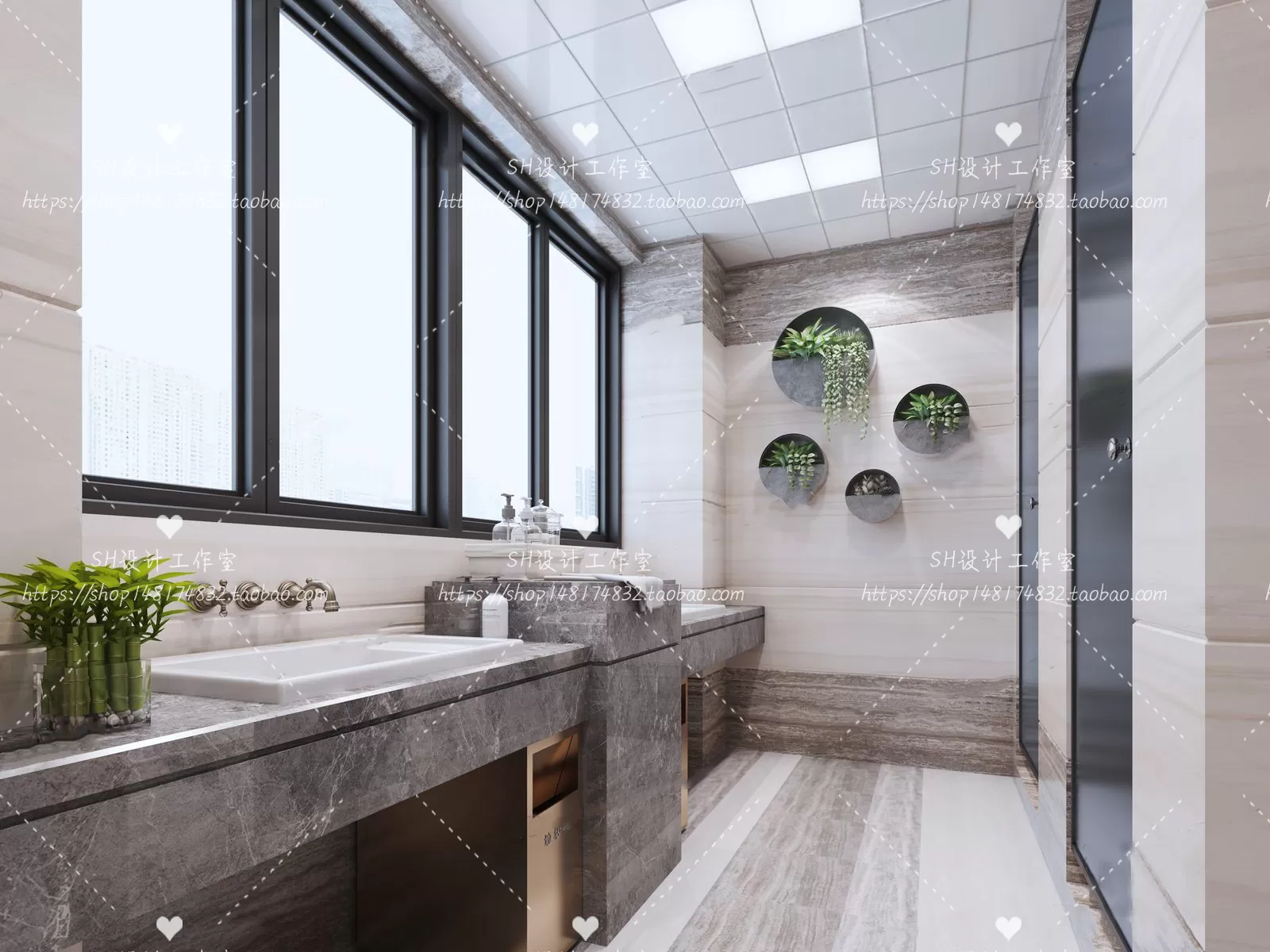 BATHROOM 3D SCENES – VRAY RENDER – 41 BATHROOM 3D SCENES – VRAY RENDER – 41
