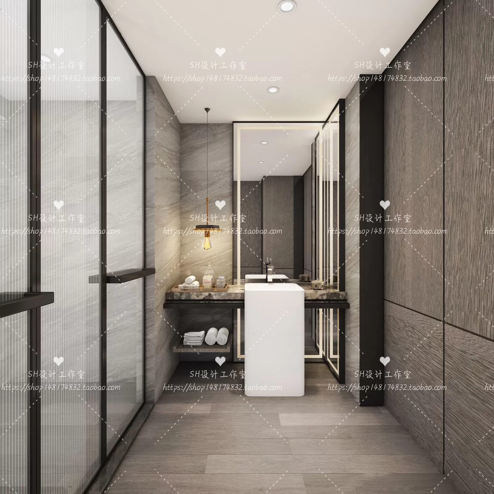 BATHROOM 3D SCENES – VRAY RENDER – 54 BATHROOM 3D SCENES – VRAY RENDER – 54