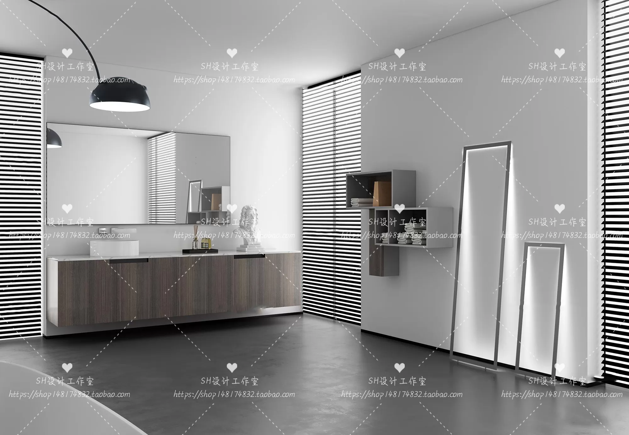 BATHROOM 3D SCENES – VRAY RENDER – 60 BATHROOM 3D SCENES – VRAY RENDER – 60