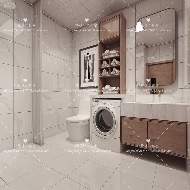 BATHROOM 3D SCENES – VRAY RENDER – 92 BATHROOM 3D SCENES – VRAY RENDER – 92