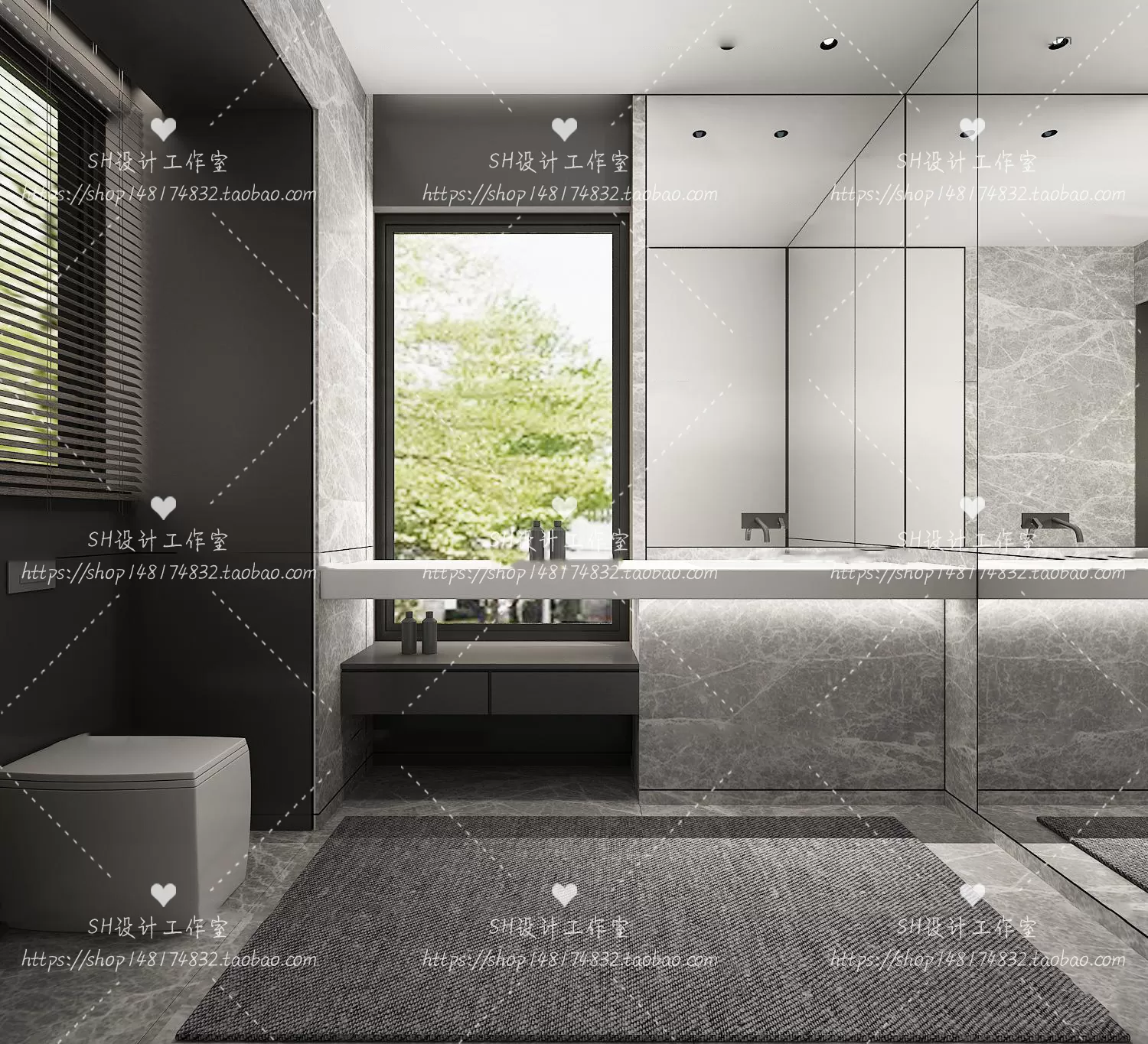 BATHROOM 3D SCENES – VRAY RENDER – 96 BATHROOM 3D SCENES – VRAY RENDER – 96