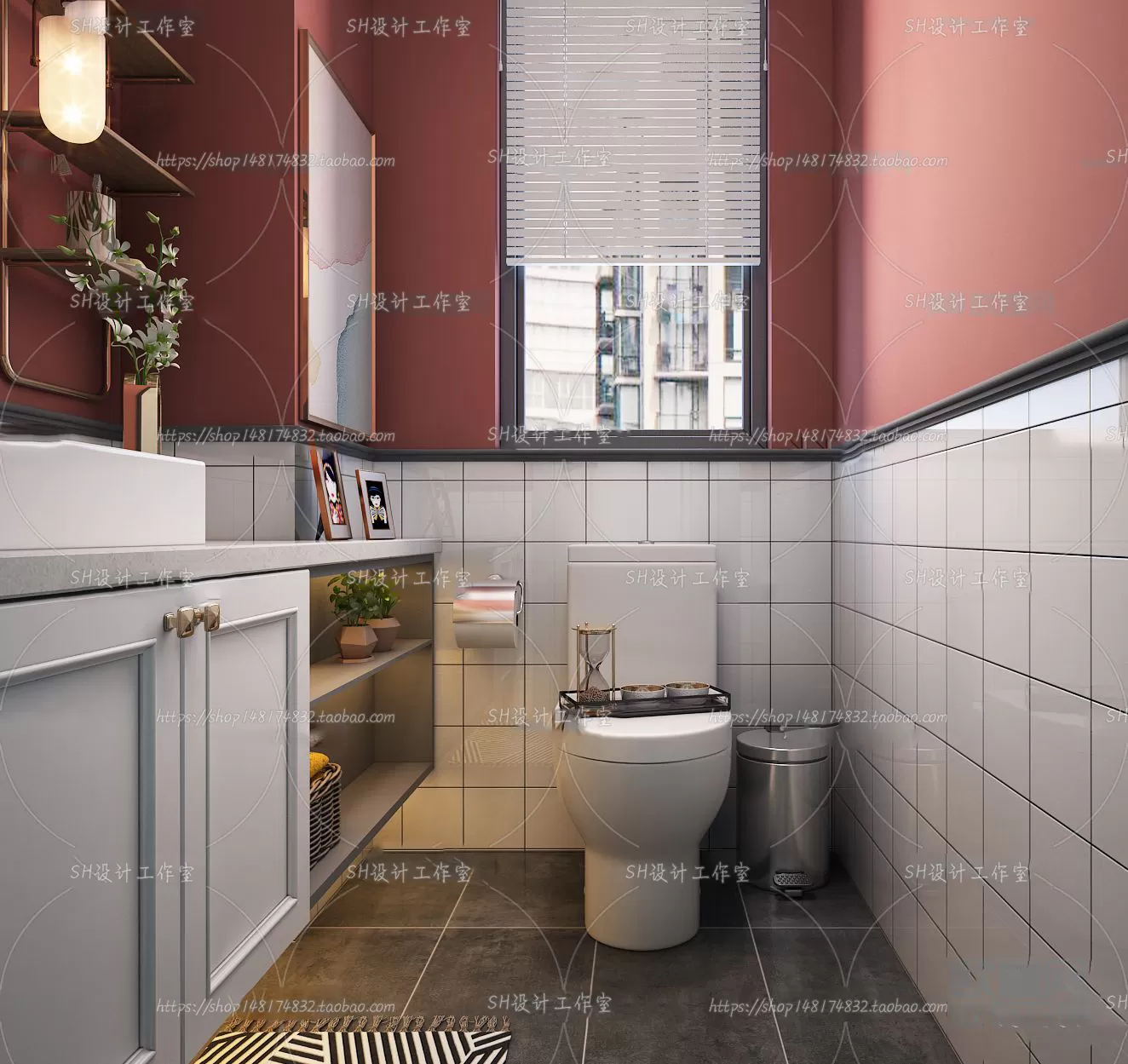 BATHROOM 3D SCENES – VRAY RENDER – 104 BATHROOM 3D SCENES – VRAY RENDER – 104