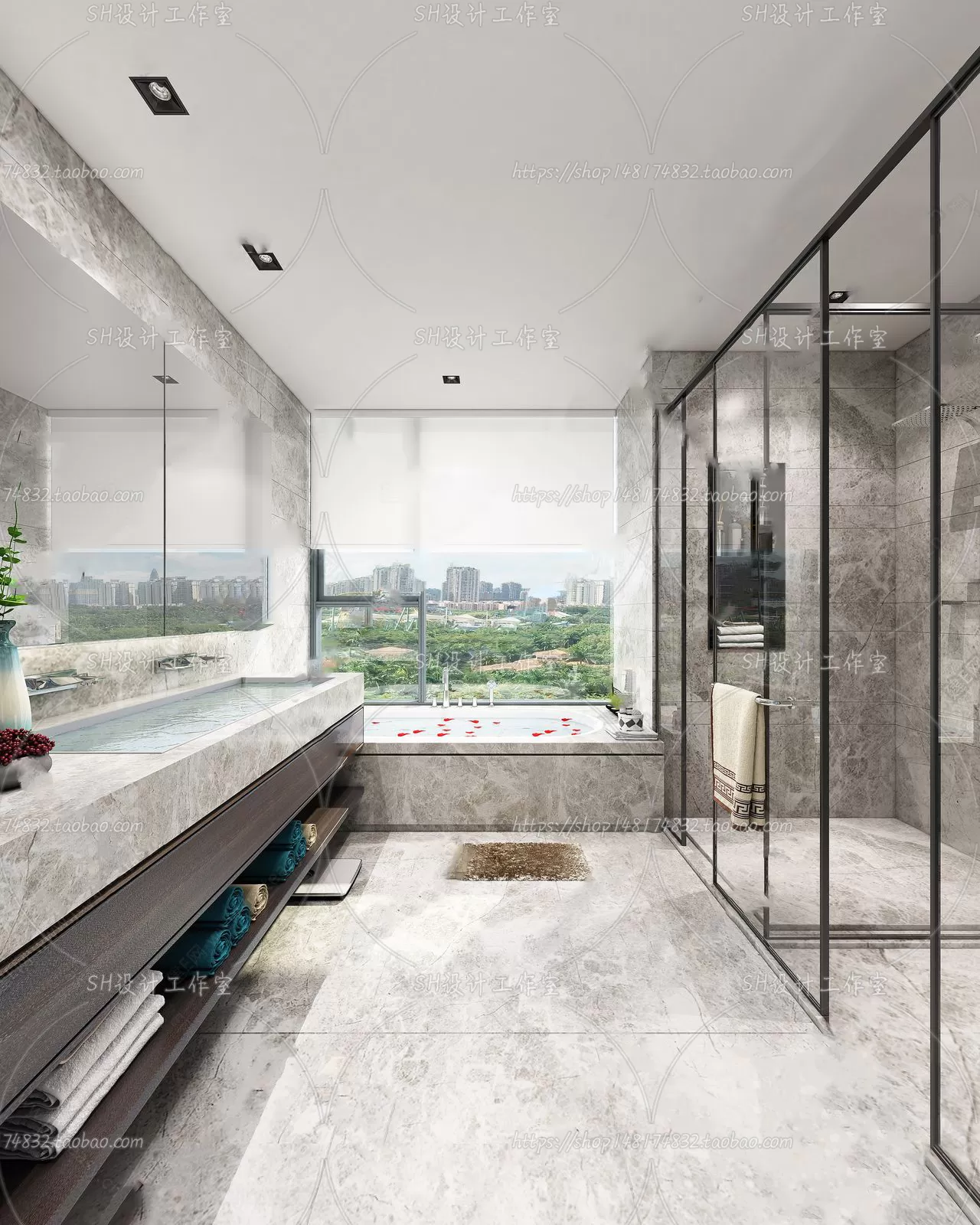 BATHROOM 3D SCENES – VRAY RENDER – 123 BATHROOM 3D SCENES – VRAY RENDER – 123