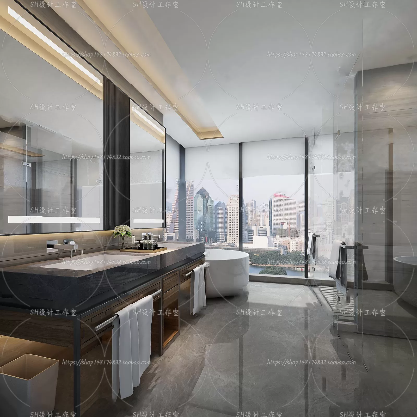 BATHROOM 3D SCENES – VRAY RENDER – 128 BATHROOM 3D SCENES – VRAY RENDER – 128