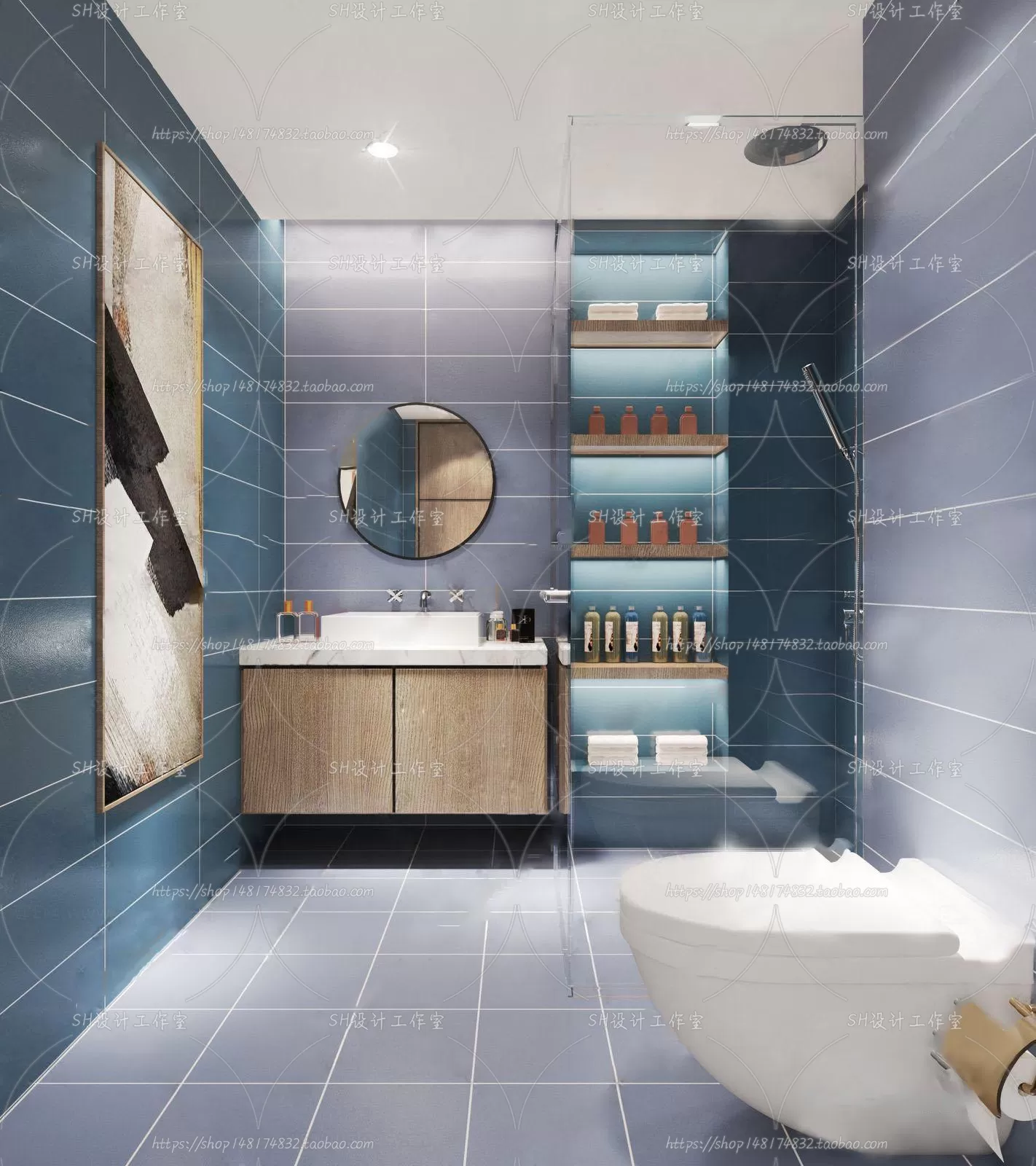 BATHROOM 3D SCENES – VRAY RENDER – 137 BATHROOM 3D SCENES – VRAY RENDER – 137