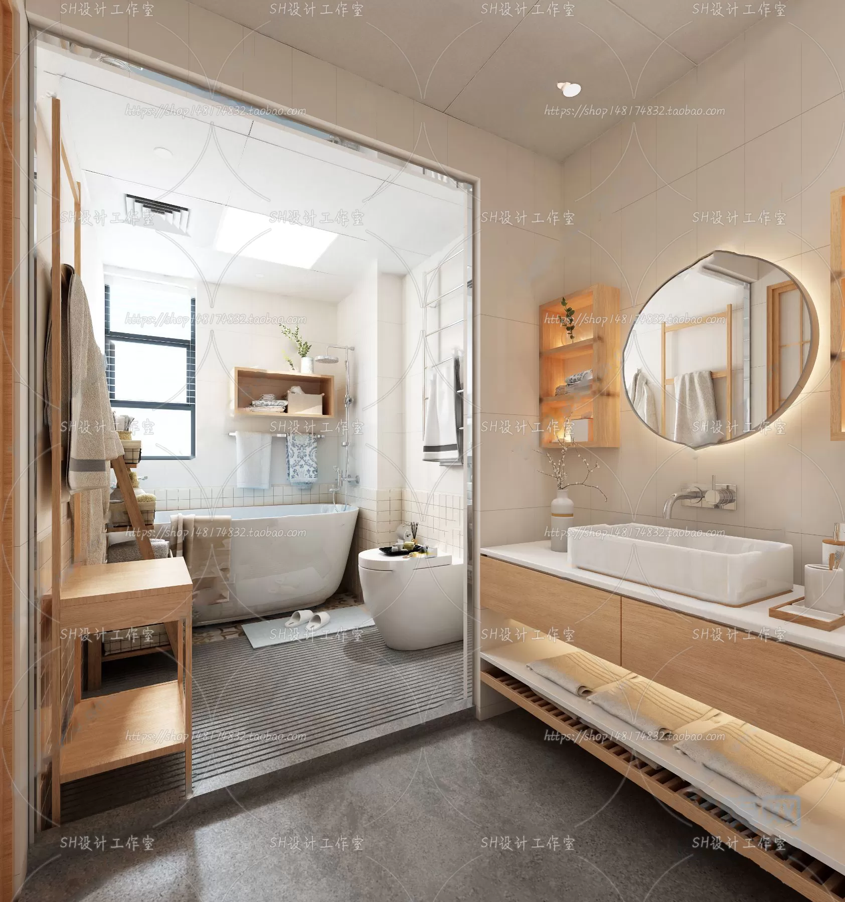 BATHROOM 3D SCENES – VRAY RENDER – 139 BATHROOM 3D SCENES – VRAY RENDER – 139