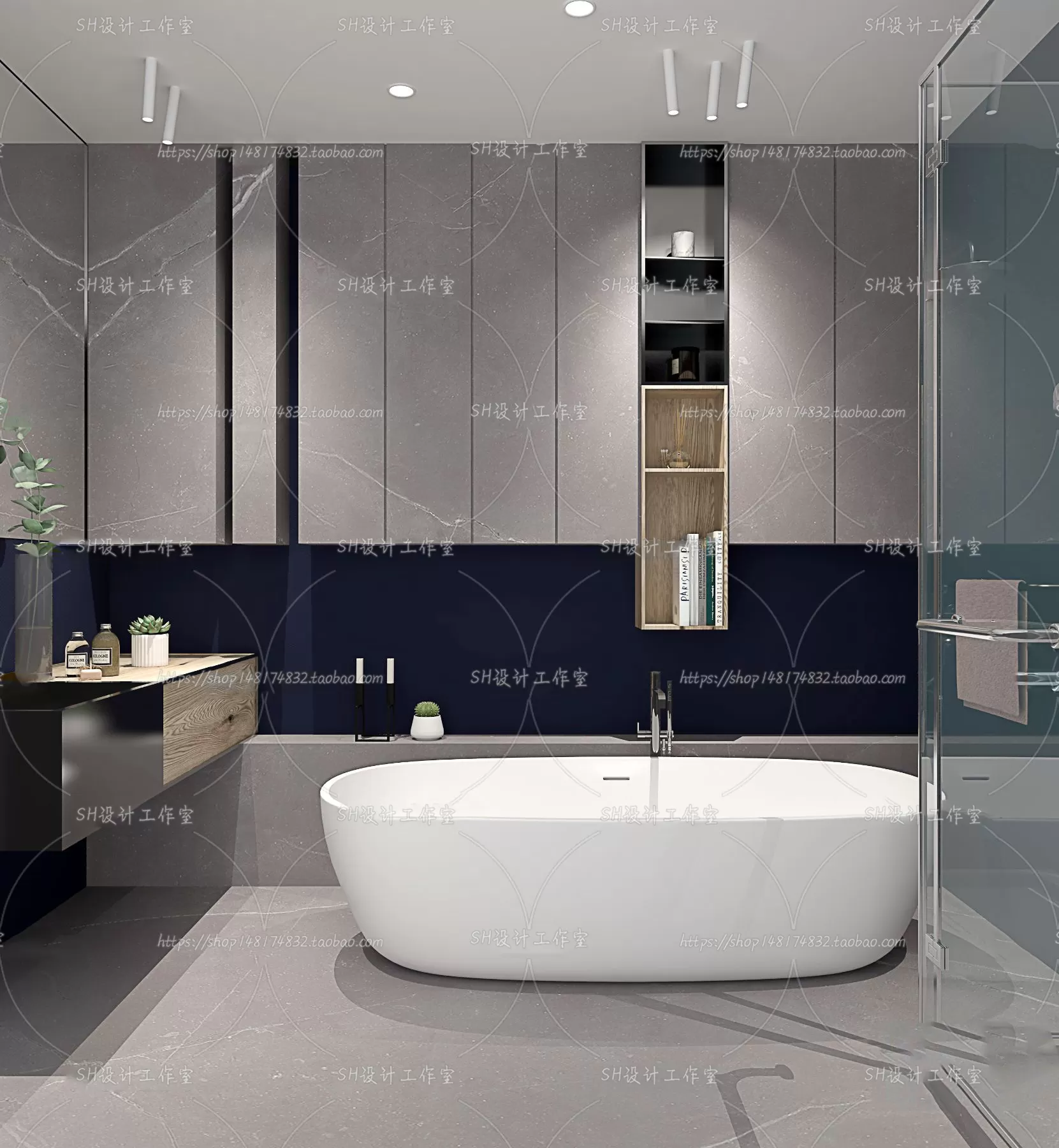BATHROOM 3D SCENES – VRAY RENDER – 140 BATHROOM 3D SCENES – VRAY RENDER – 140