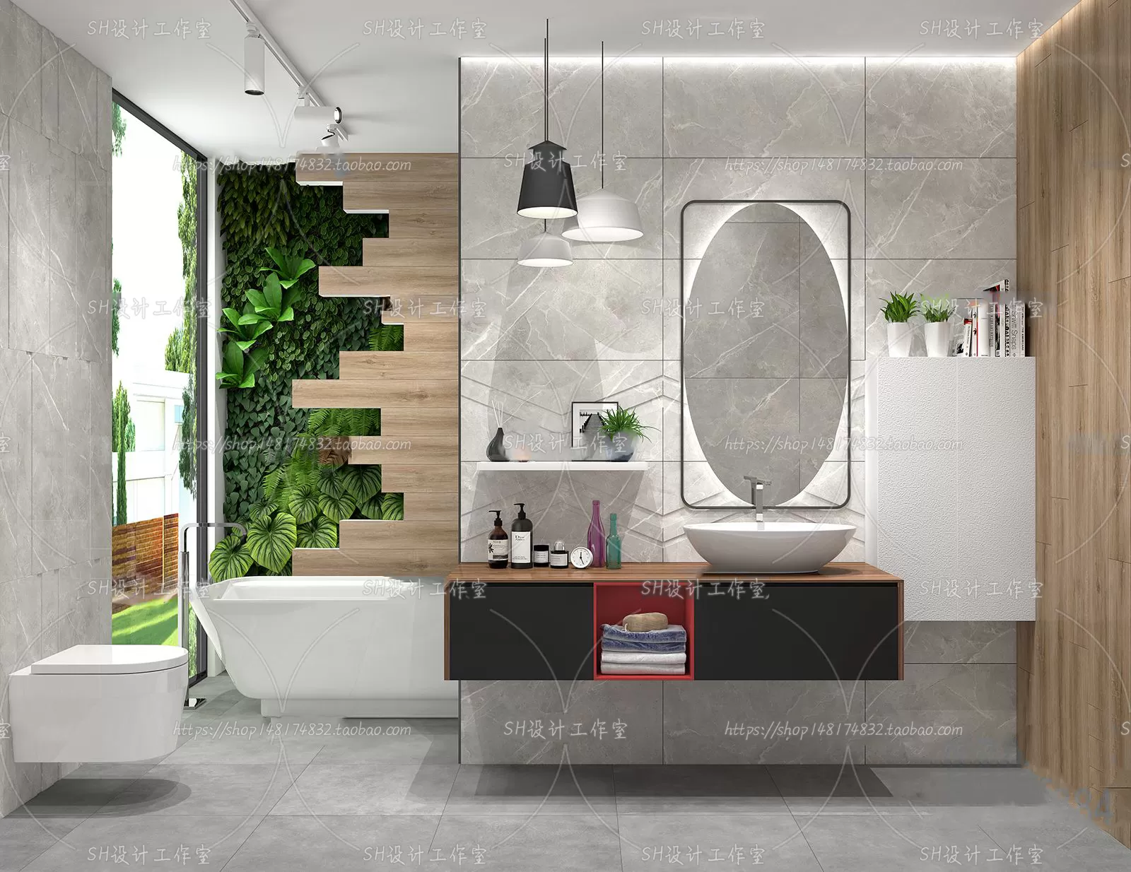 BATHROOM 3D SCENES – VRAY RENDER – 141 BATHROOM 3D SCENES – VRAY RENDER – 141