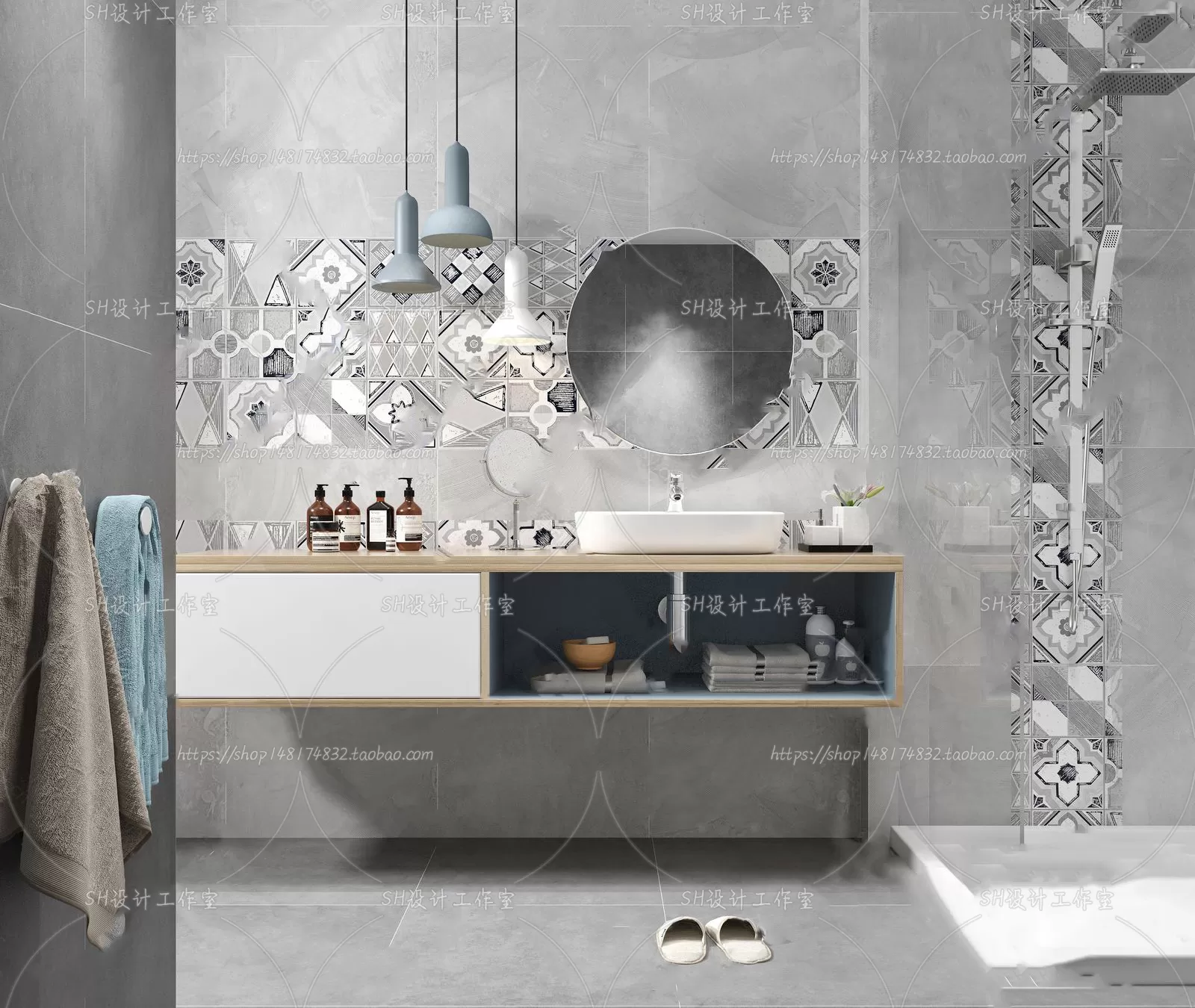 BATHROOM 3D SCENES – VRAY RENDER – 147 BATHROOM 3D SCENES – VRAY RENDER – 147