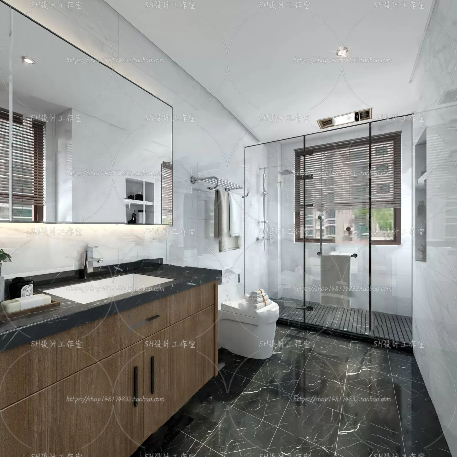 BATHROOM 3D SCENES – VRAY RENDER – 148 BATHROOM 3D SCENES – VRAY RENDER – 148