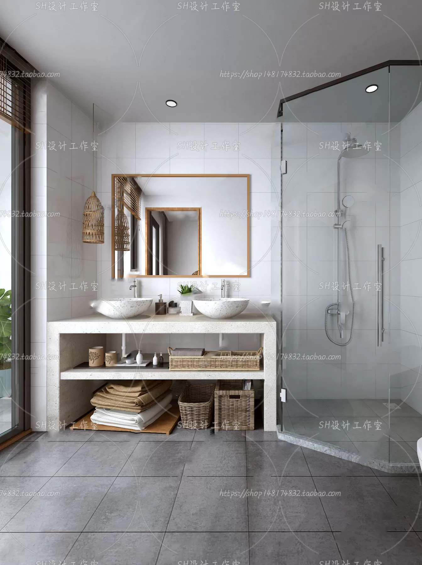 BATHROOM 3D SCENES – VRAY RENDER – 187 BATHROOM 3D SCENES – VRAY RENDER – 187