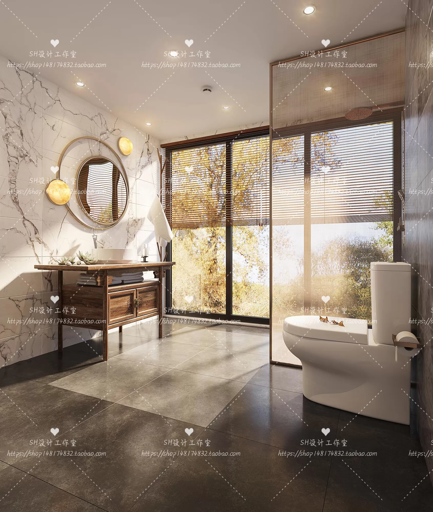 BATHROOM 3D SCENES – VRAY RENDER – 210 BATHROOM 3D SCENES – VRAY RENDER – 210