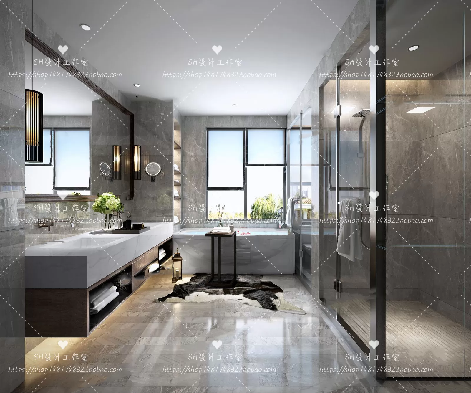 BATHROOM 3D SCENES – VRAY RENDER – 221 BATHROOM 3D SCENES – VRAY RENDER – 221