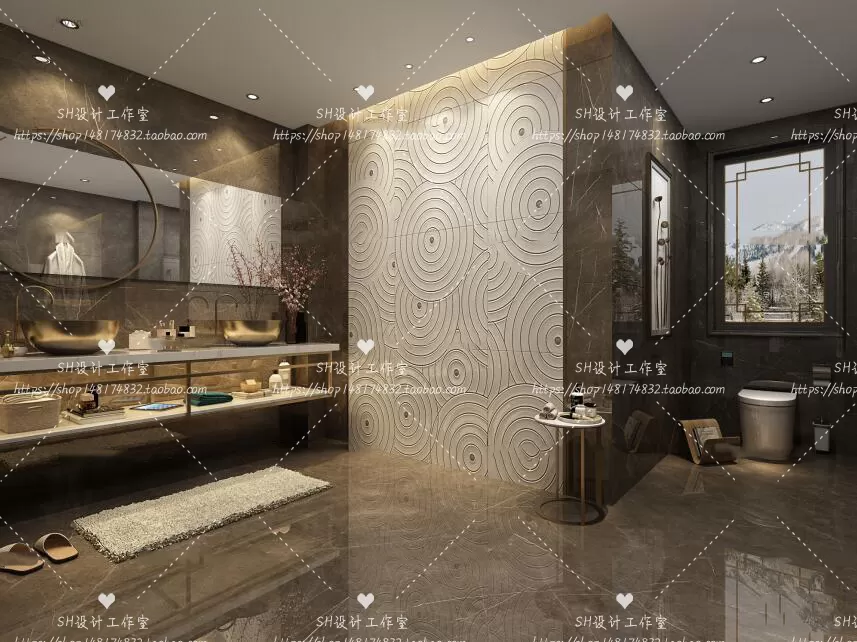 BATHROOM 3D SCENES – VRAY RENDER – 238 BATHROOM 3D SCENES – VRAY RENDER – 238