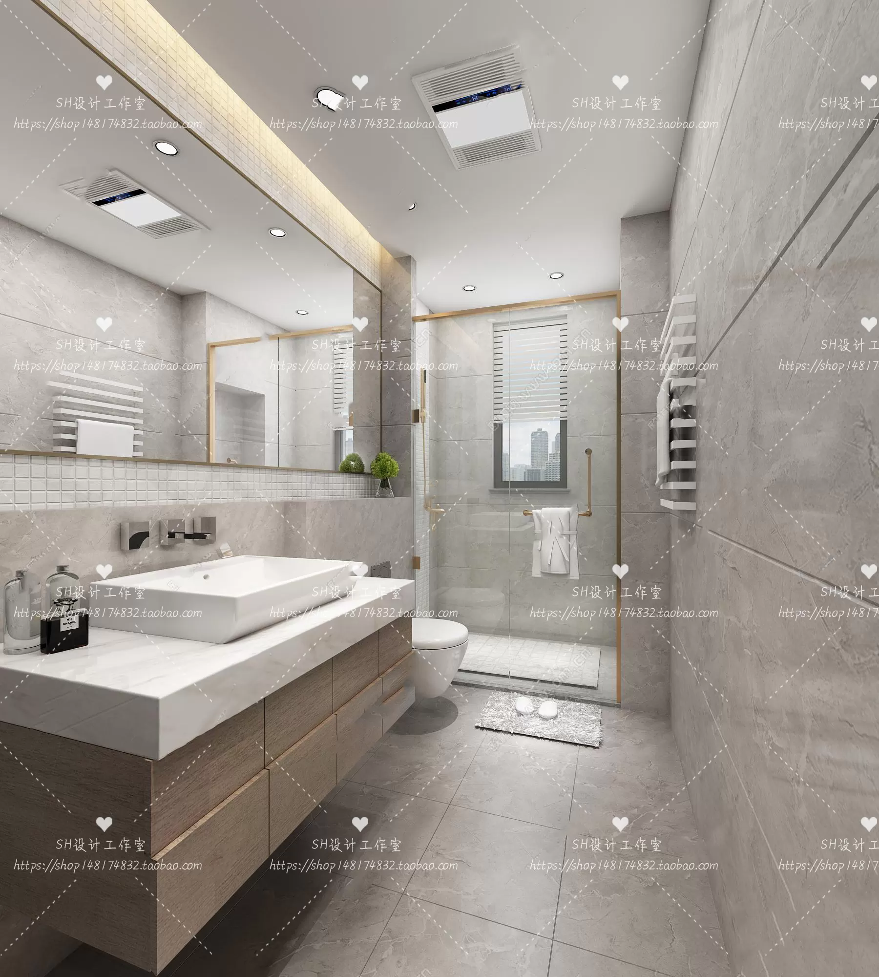 BATHROOM 3D SCENES – VRAY RENDER – 243 BATHROOM 3D SCENES – VRAY RENDER – 243