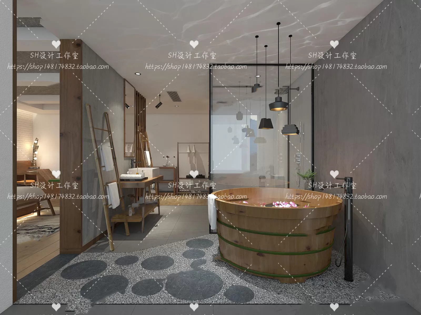 BATHROOM 3D SCENES – VRAY RENDER – 246 BATHROOM 3D SCENES – VRAY RENDER – 246