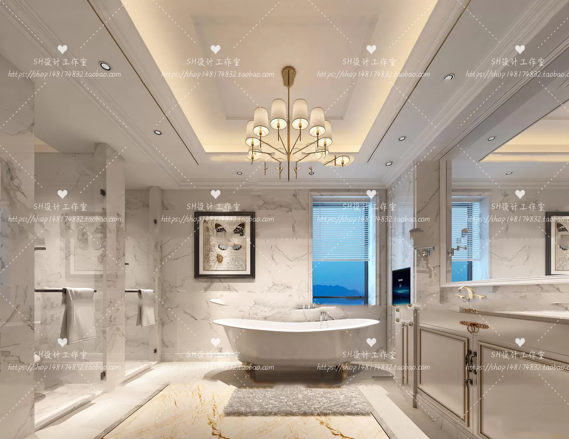 BATHROOM 3D SCENES – VRAY RENDER – 250 BATHROOM 3D SCENES – VRAY RENDER – 250